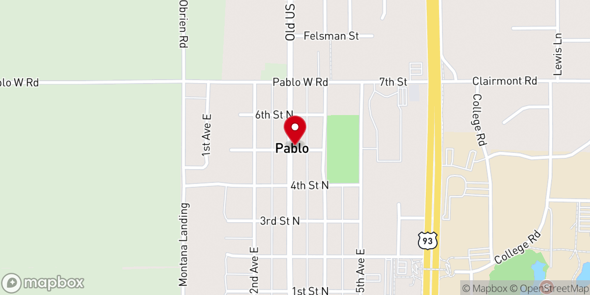 Map showing location of Full Gospel Church