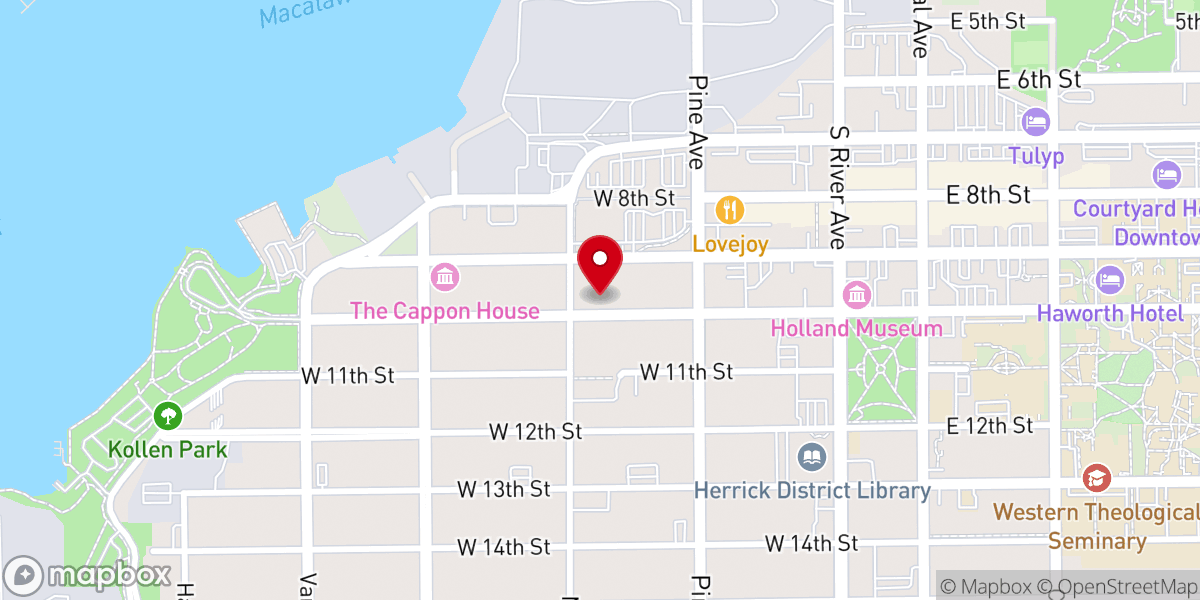 Map showing location of Ebenezer Assemblies of God