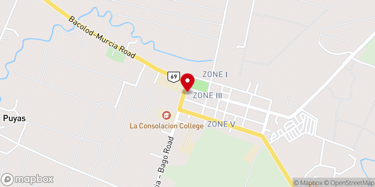 Map showing location of Immaculate Conception Parish