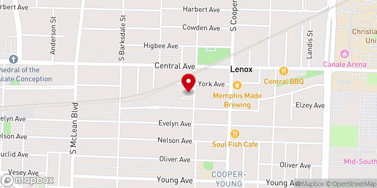 Map showing location of Tanglewood Church of Christ