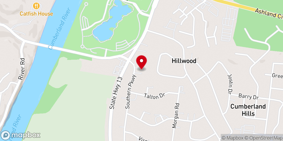 Map showing location of Catch on Fire Ministries