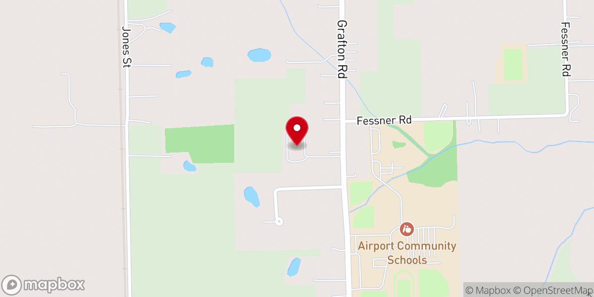 Map showing location of Carleton United Methodist Church