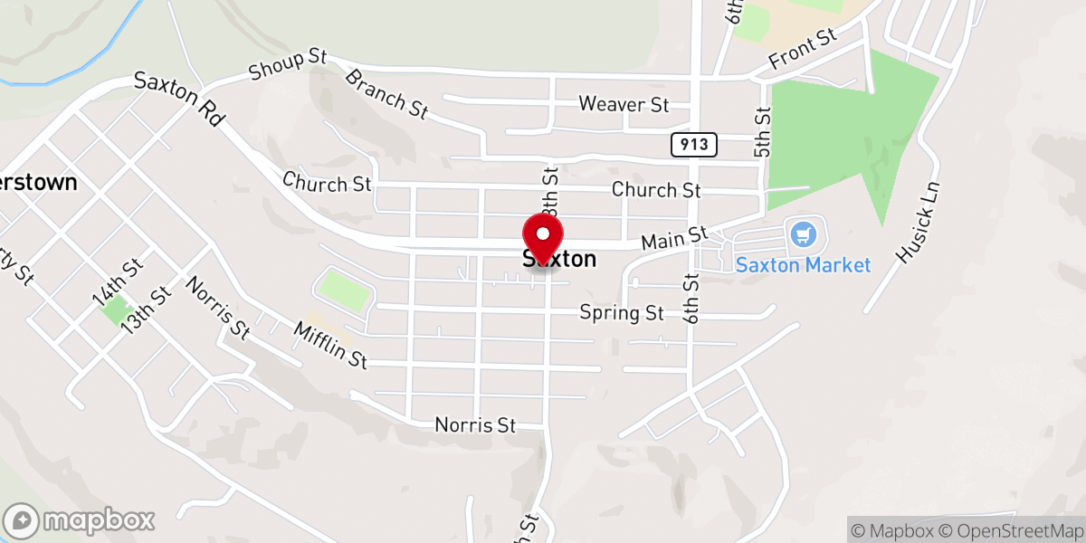 Map showing location of Trail of Hope Outreach Ministries Inc