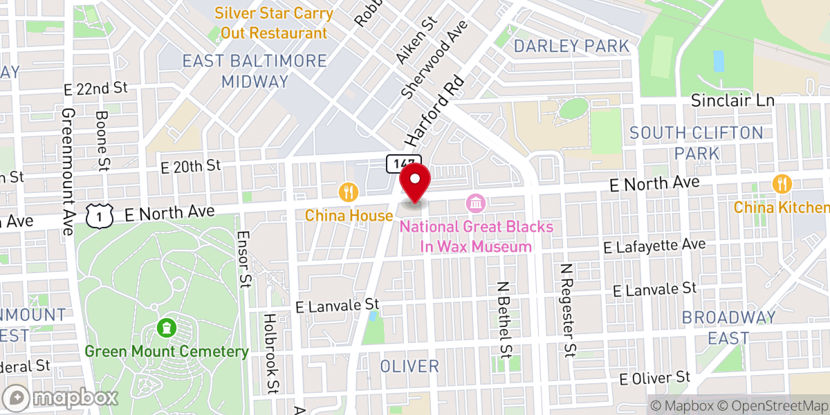 Map showing location of Iglesai Evangelica Apostoles Y Profetas Maranatha