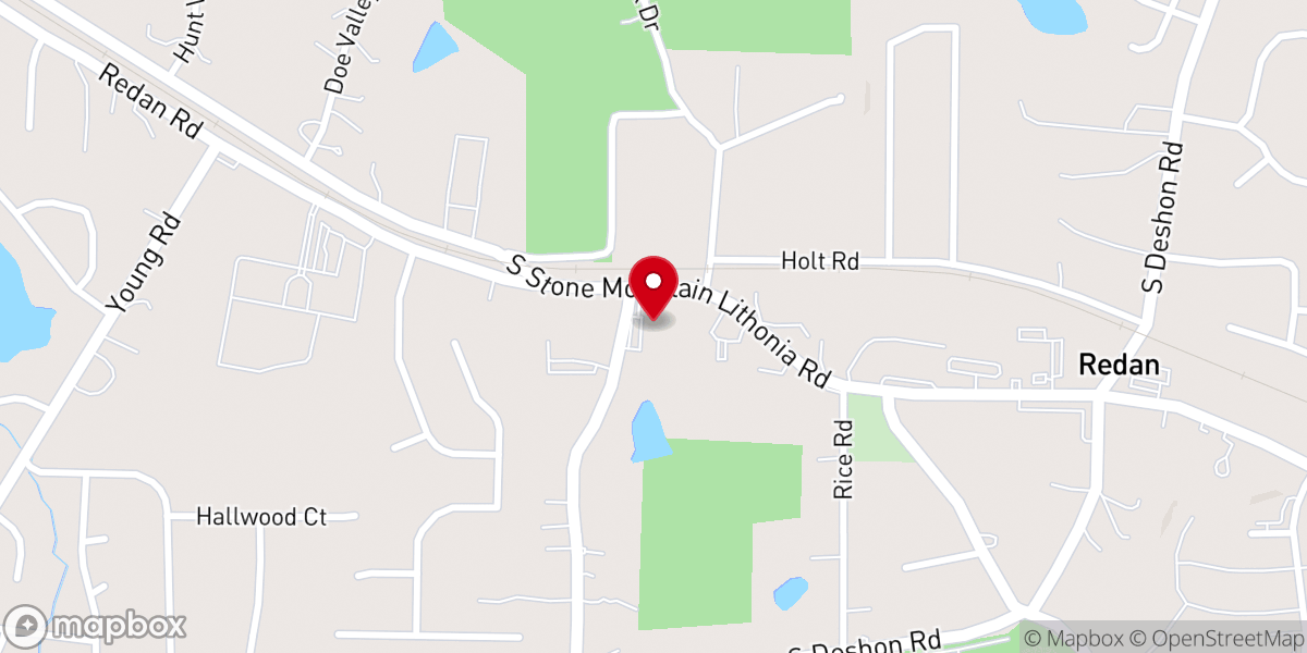 Map showing location of Joanna Ward Fitness Inc