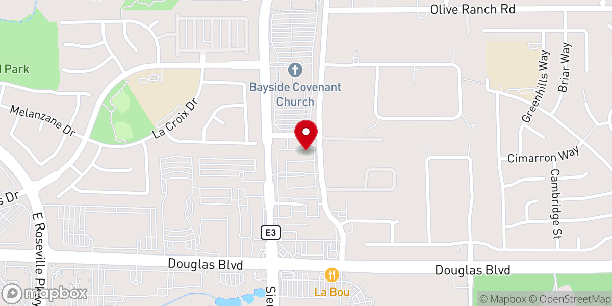 Map showing location of Bayside Church Global Outreach