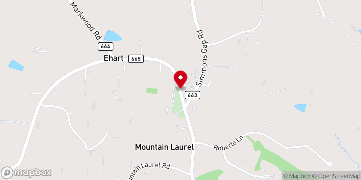 Map showing location of Chestnut Grove Preschool