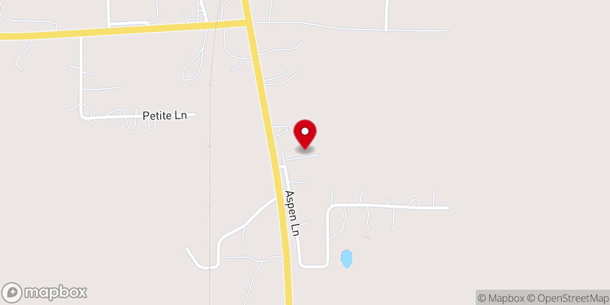 Map showing location of Mercy Church
