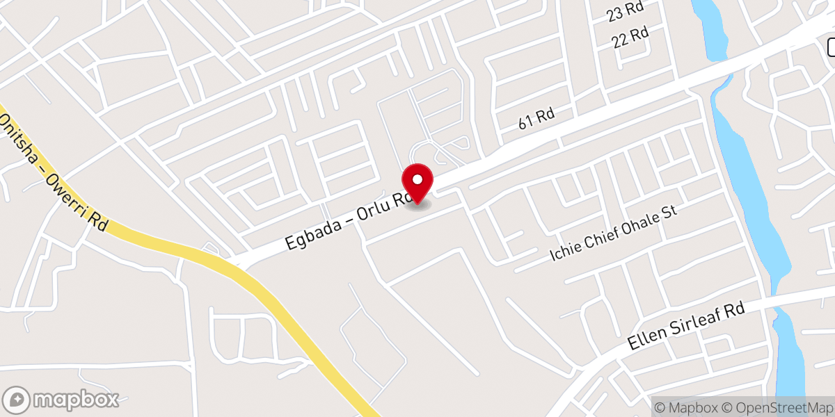 Map showing location of St. John the Beloved Catholic Church