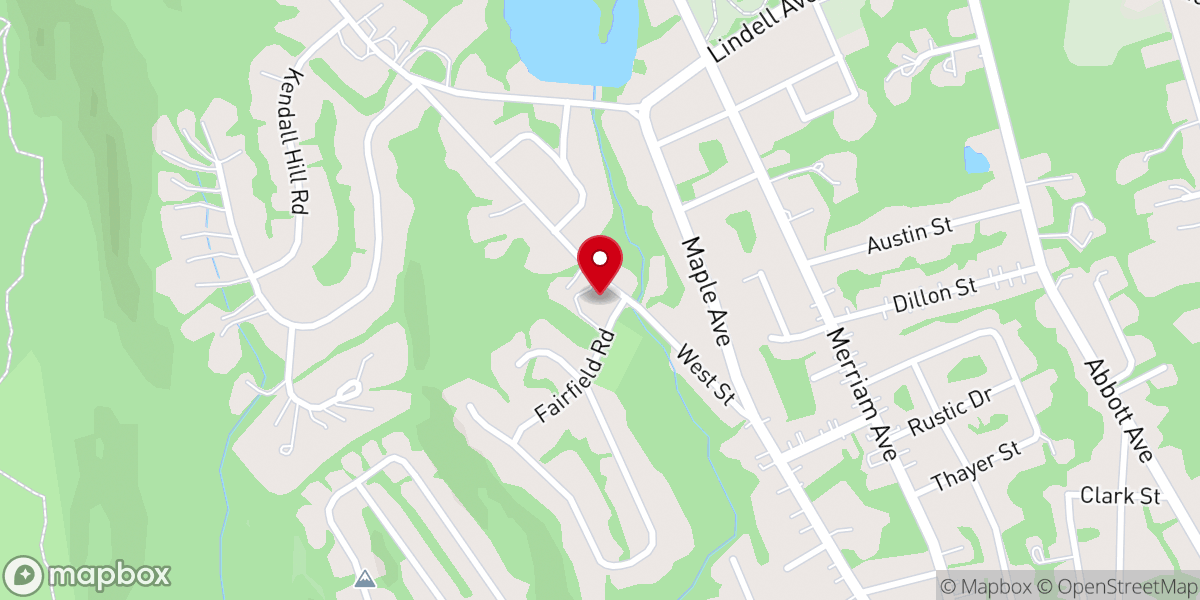 Map showing location of Church of Christ