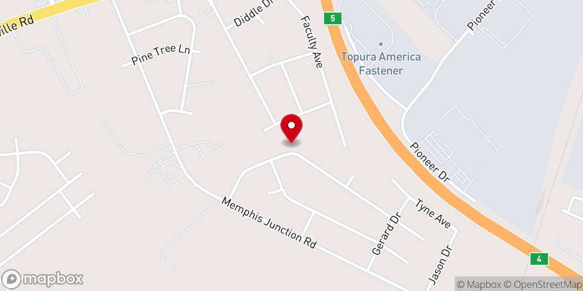 Map showing location of Connexion Church