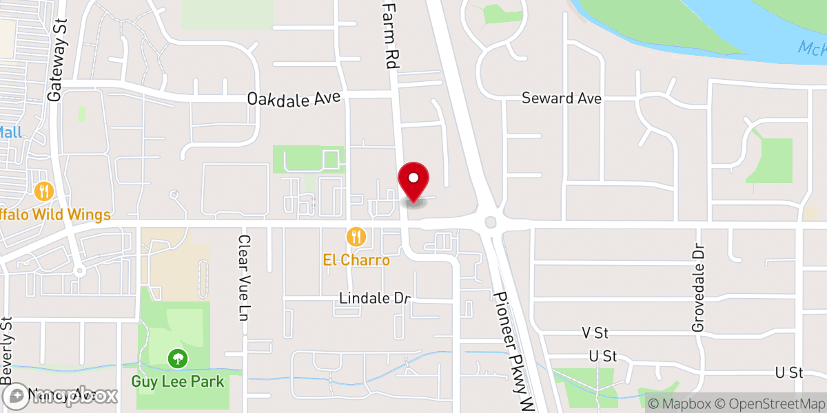 Map showing location of St. John the Divine Episcopal Church