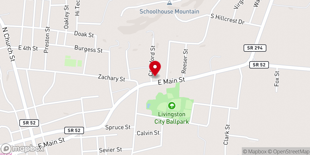 Map showing location of FIRST BAPTIST CHRISTIAN LIFE CENTER
