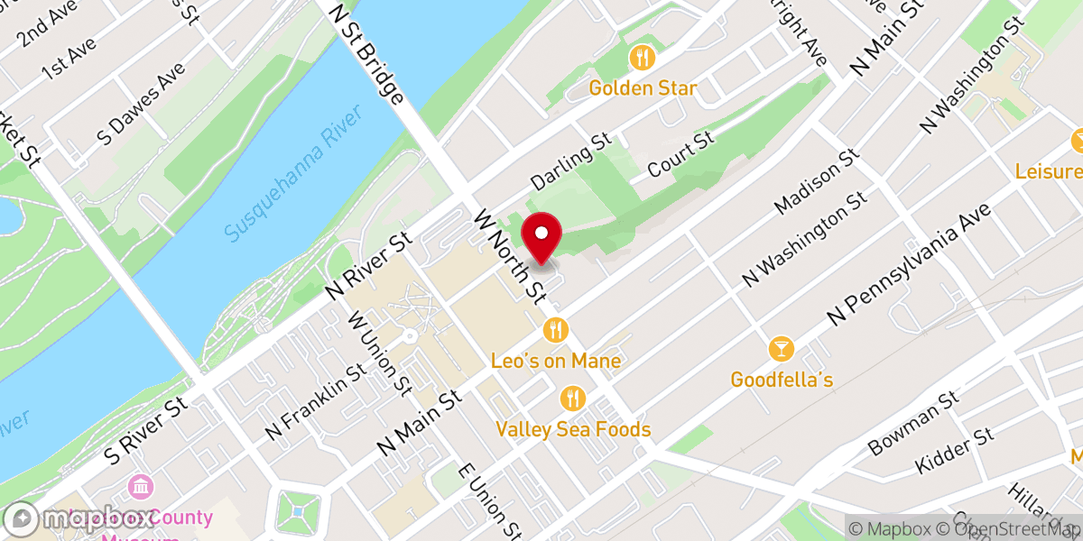 Map showing location of Chapel of Christ the King at King's College