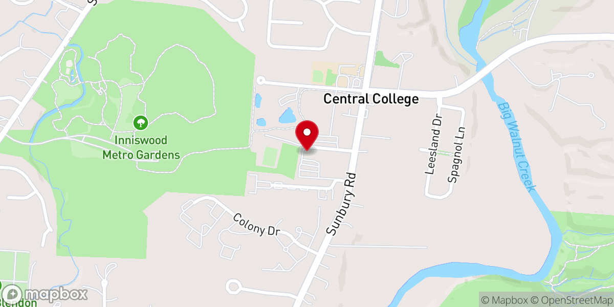 Map showing location of Story Presbyterian Church