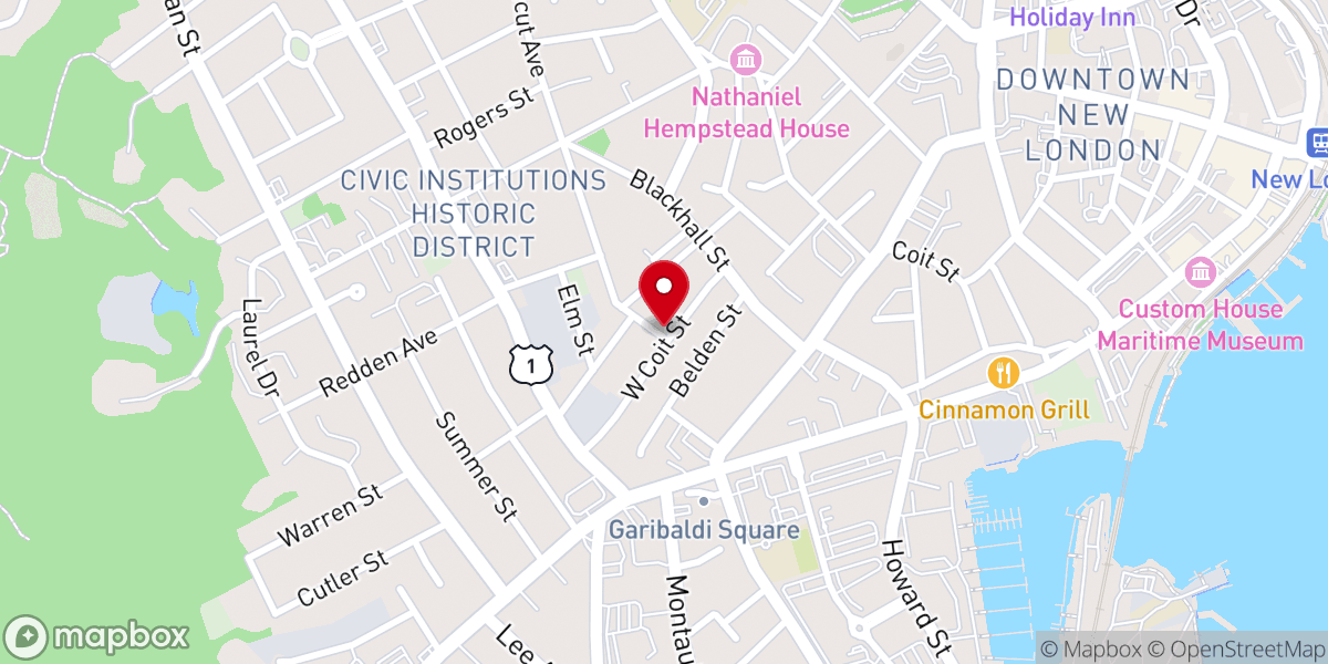 Map showing location of Abounding Grace Ministries