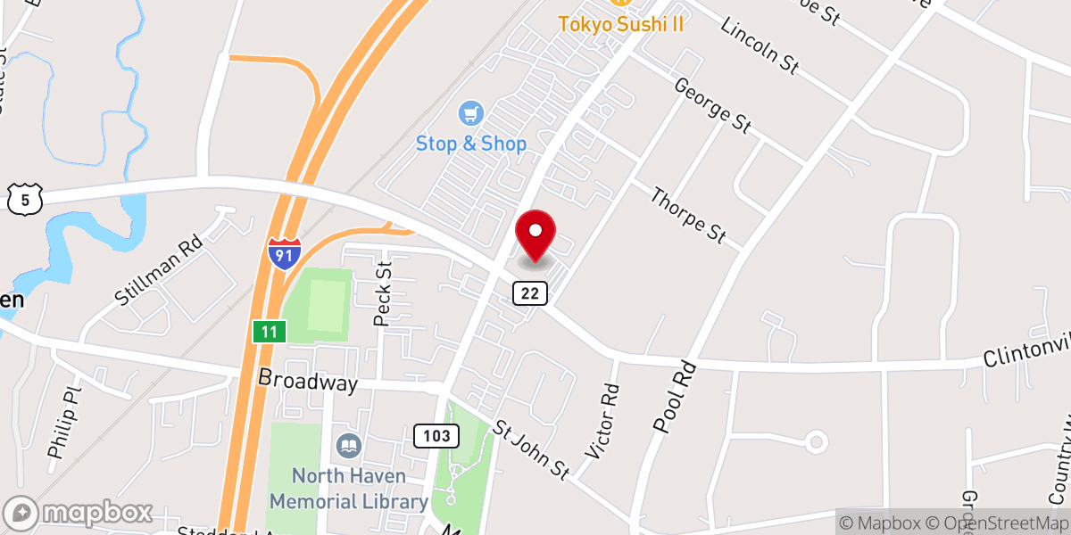 Map showing location of St. Barnabas