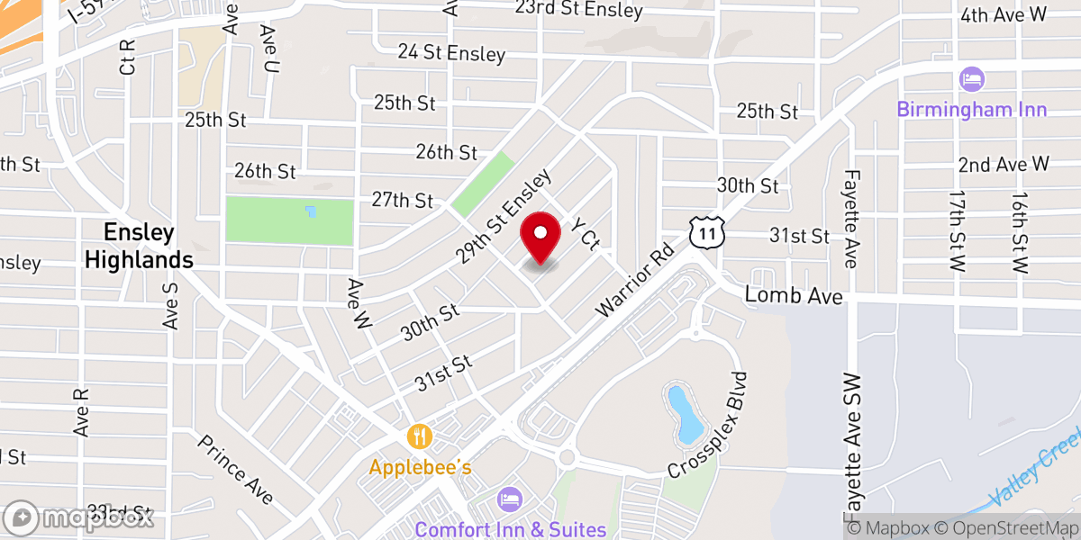 Map showing location of The Church At Fairview