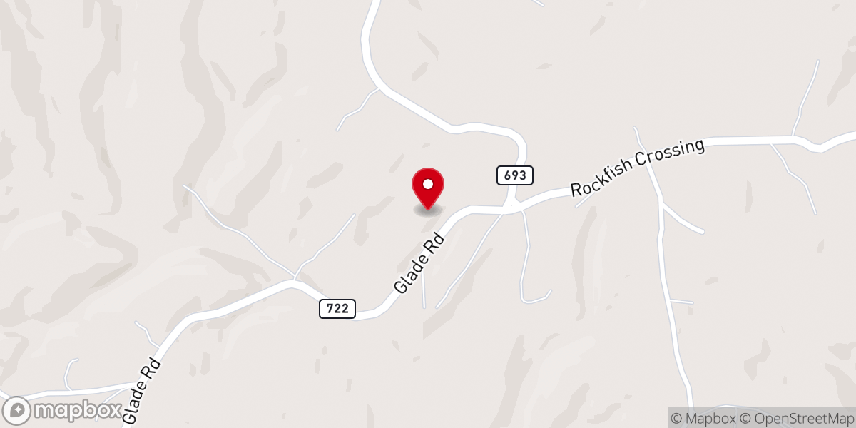 Map showing location of St Joy Baptist Church