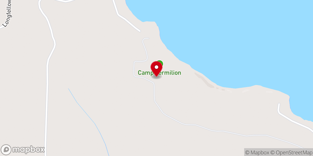 Map showing location of Voyageurs Lutheran Ministry
