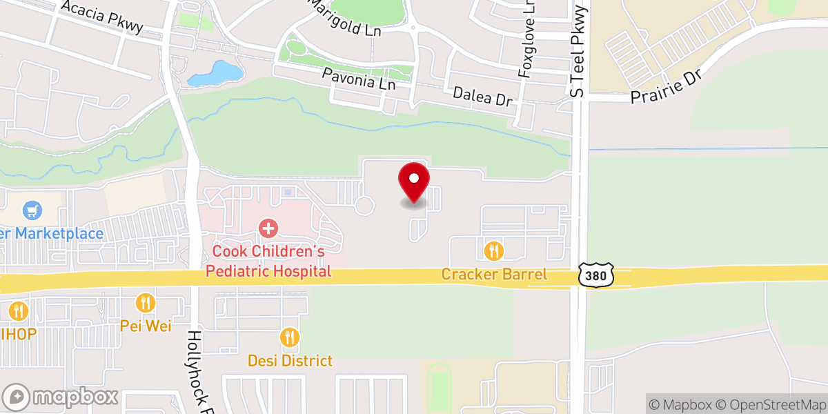 Map showing location of St. Martin De Porres Catholic Church