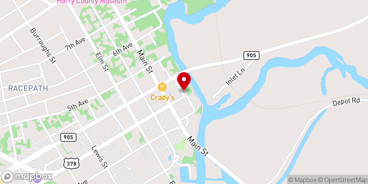 Map showing location of Kingston Presbyterian Church