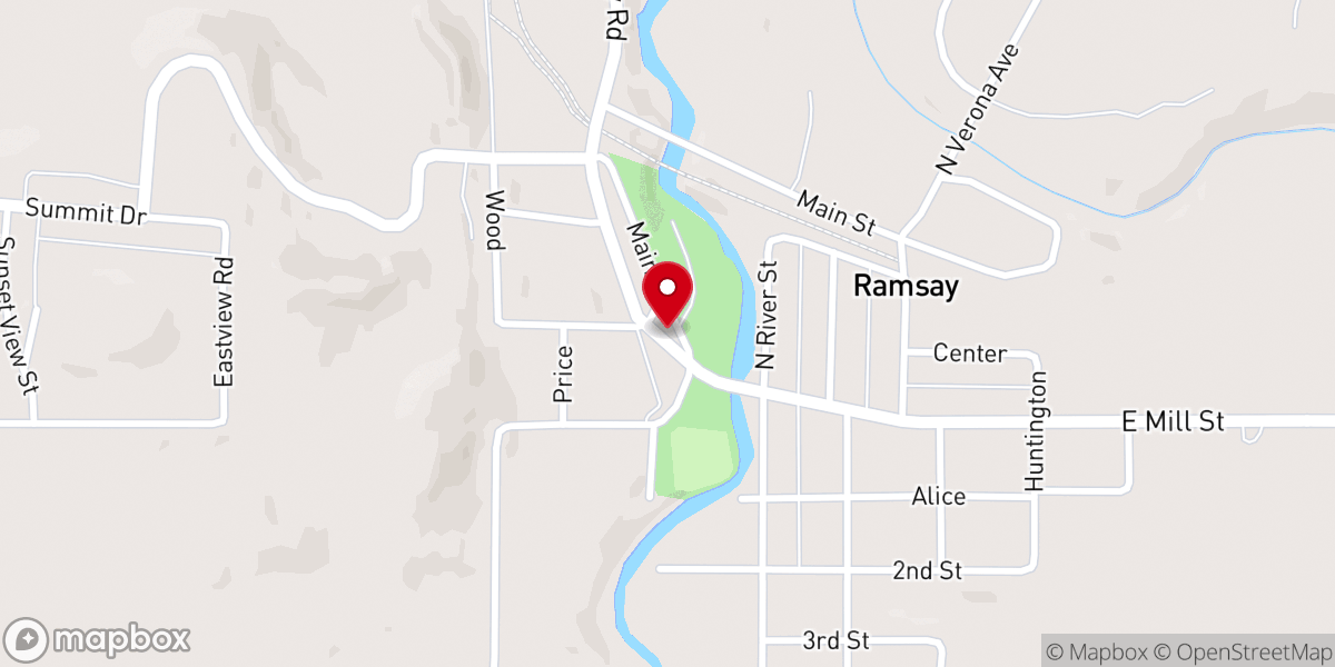 Map showing location of Grace Open Church