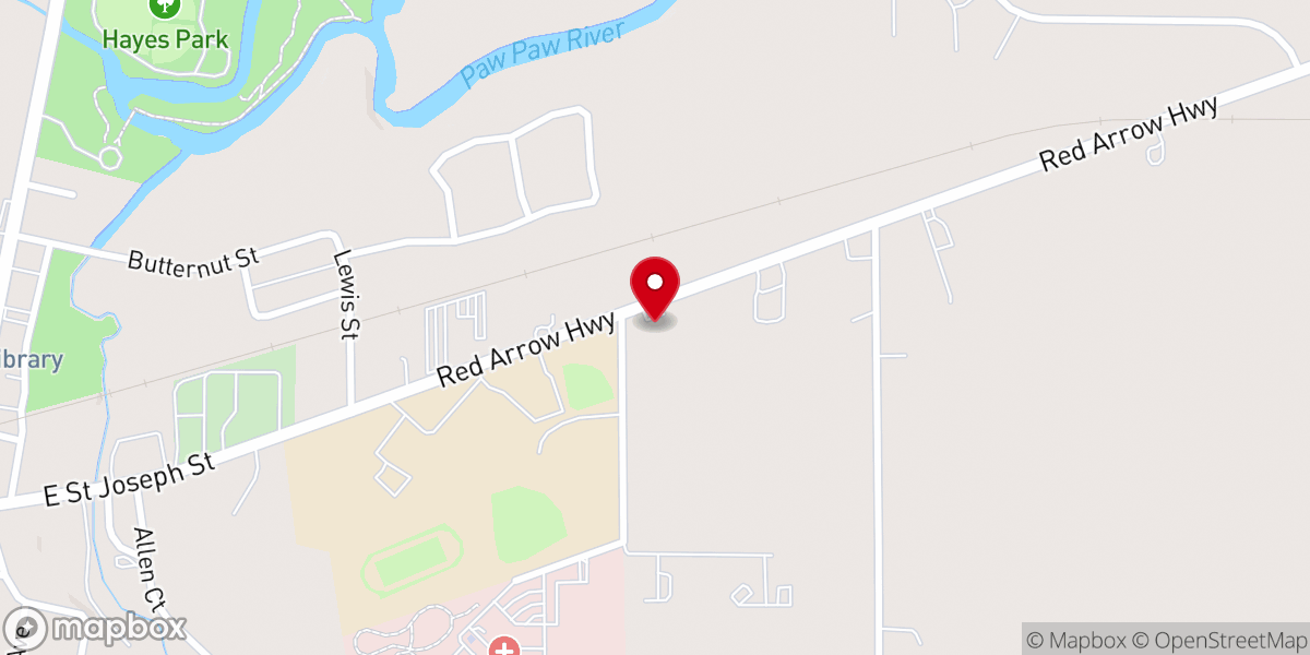 Map showing location of The River