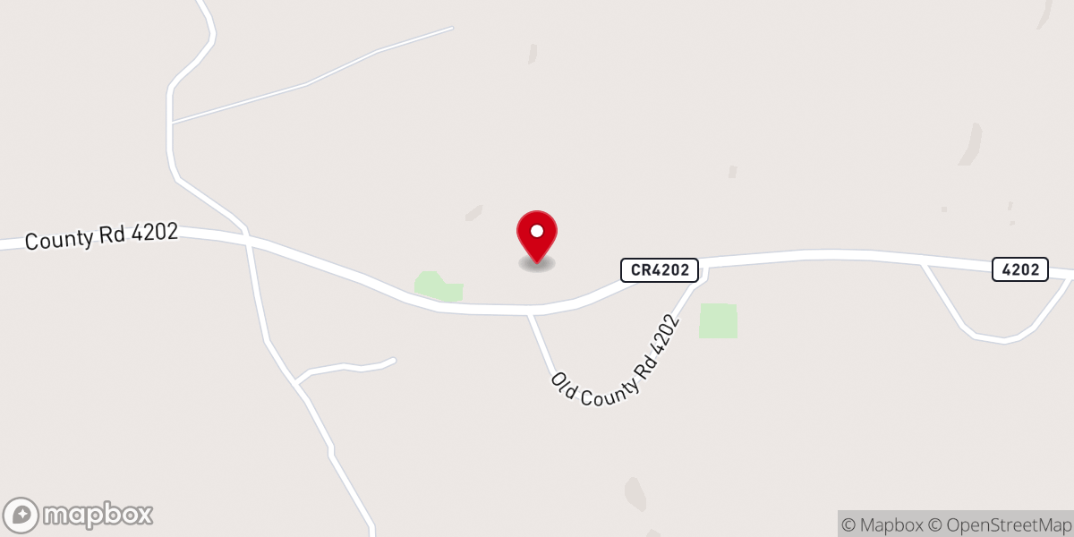 Map showing location of Pleasant Ridge Baptist Church