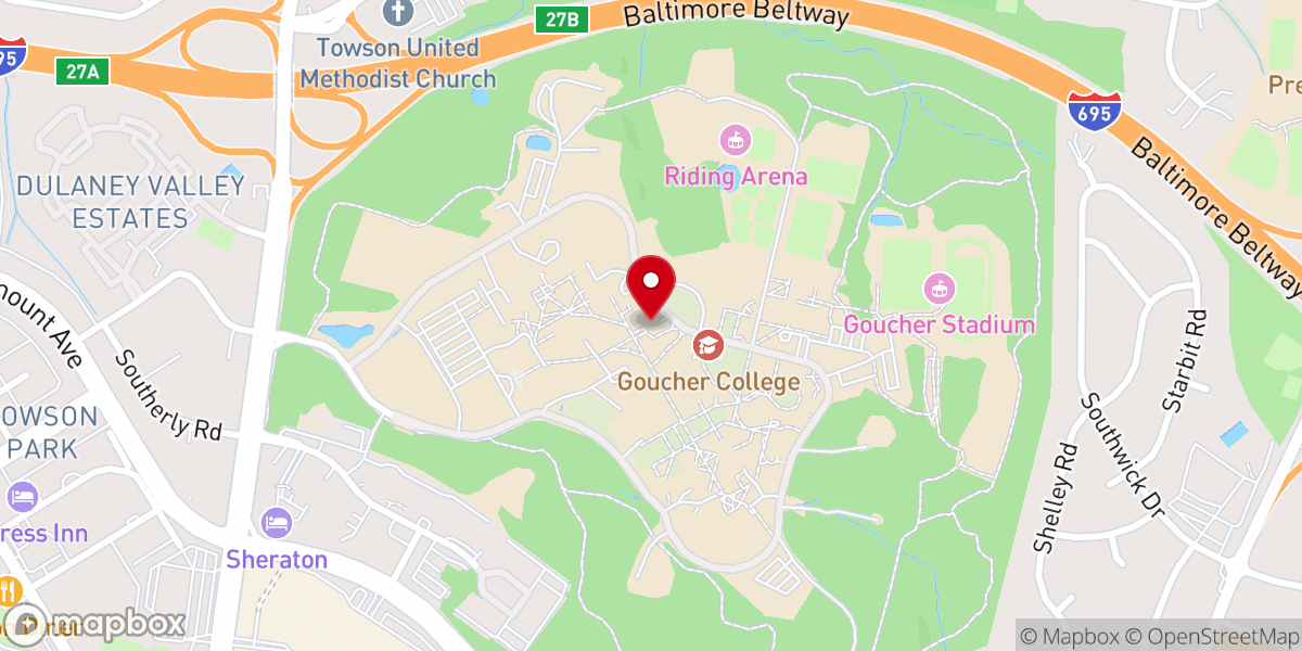 Map showing location of Haebler Memorial Chapel