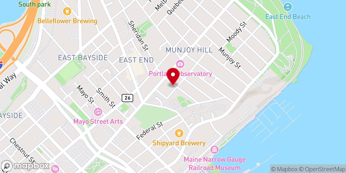 Map showing location of Green Memorial A.M.E. Zion Church