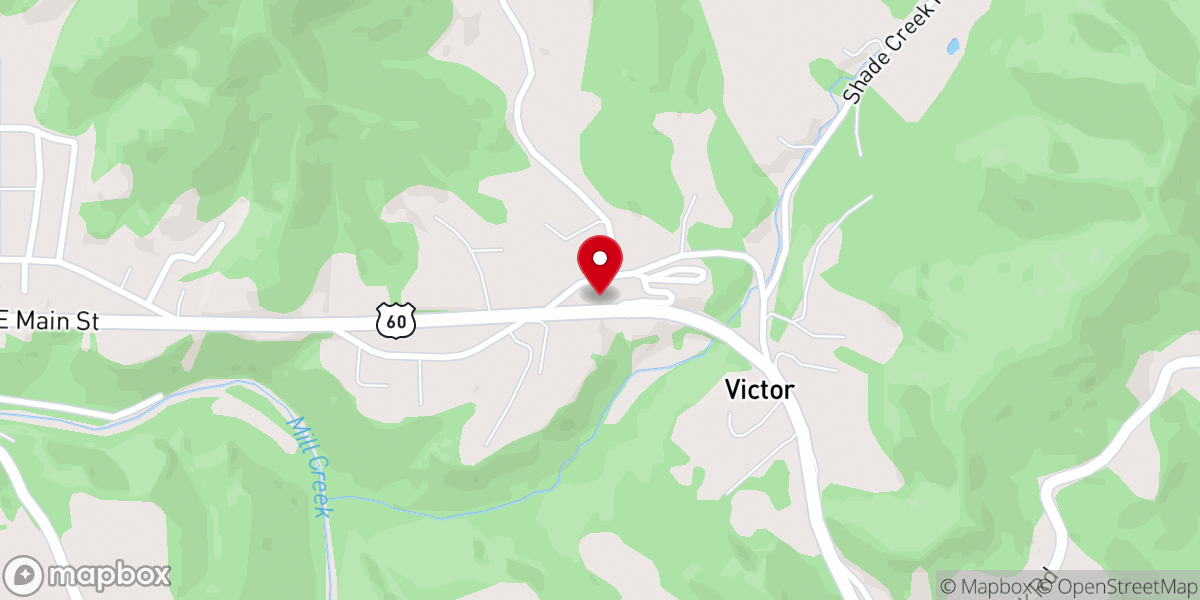Map showing location of Victory Independent Baptist Church