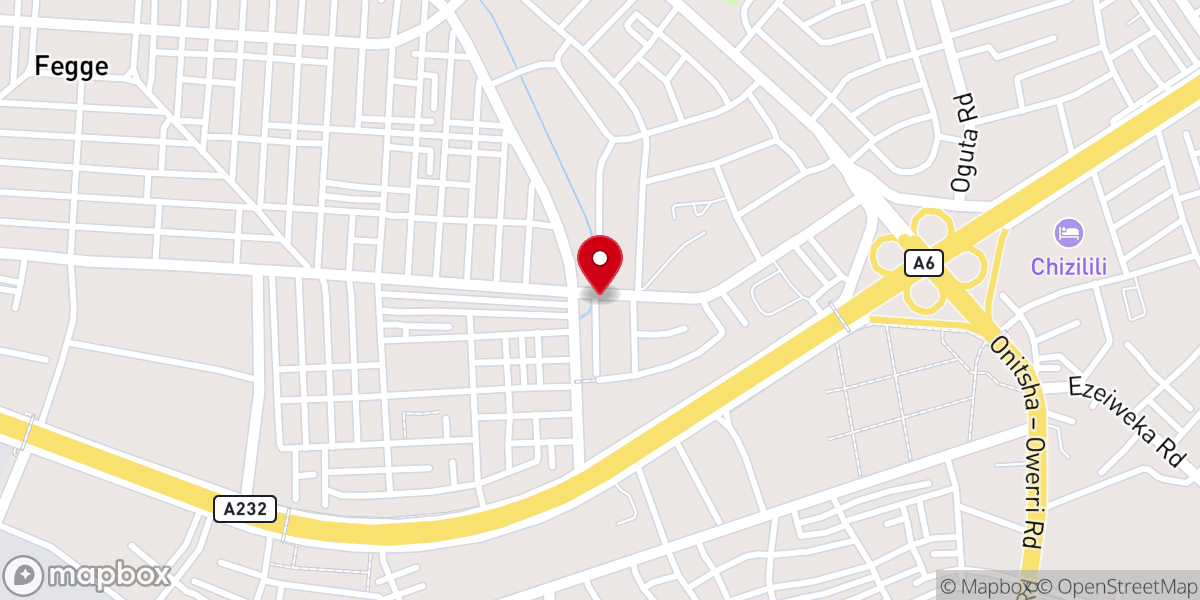 Map showing location of All Saints Presbyterian Church Of Nigeria