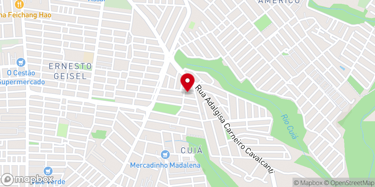 Map showing location of PIB