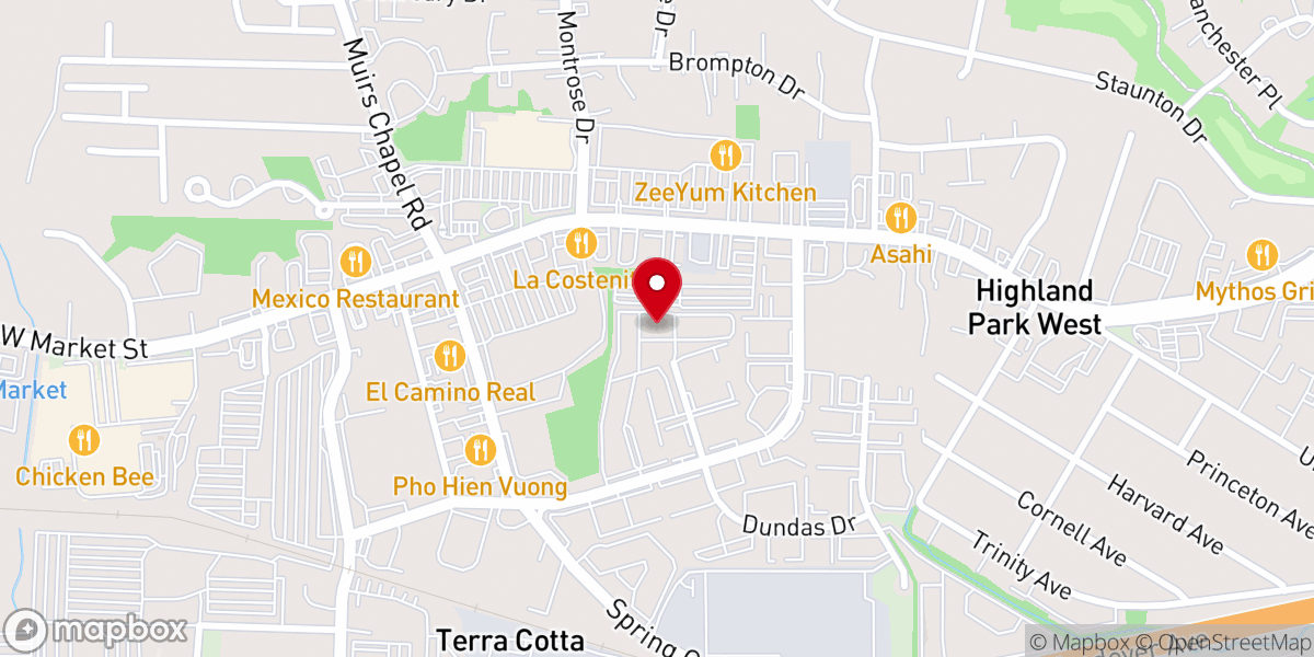 Map showing location of Cornerstone Christian Center Inc