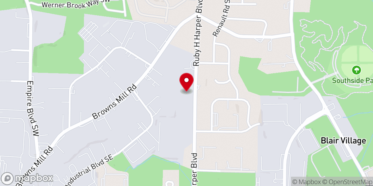 Map showing location of House of Praise Ministries