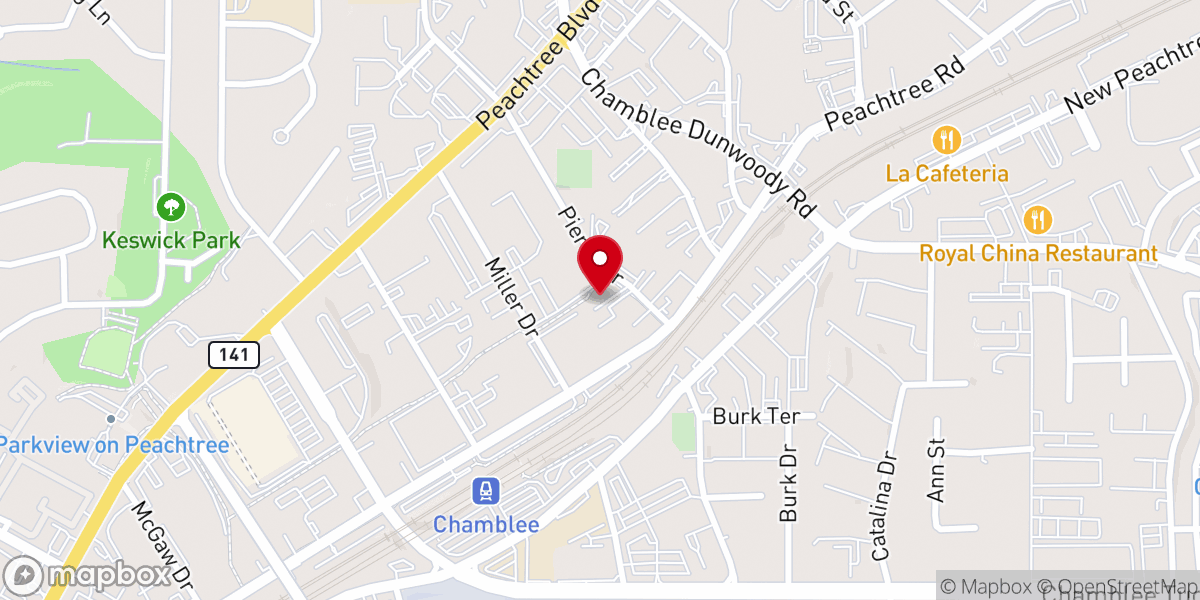 Map showing location of Vessels of Worship Inc