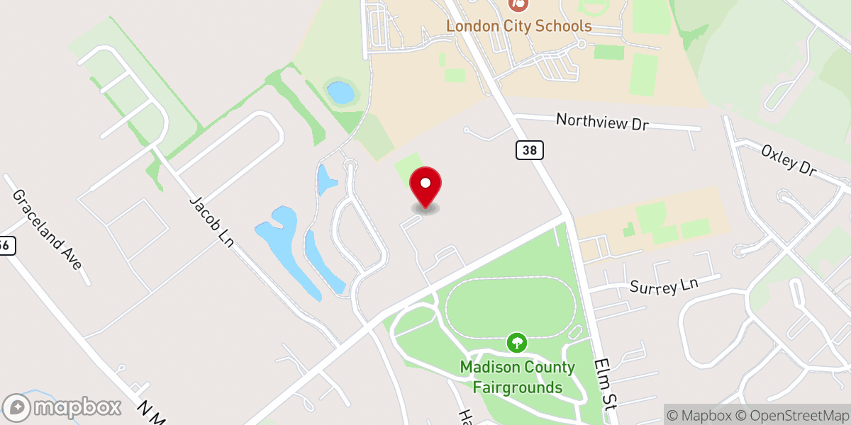Map showing location of Presbyterian Child Center
