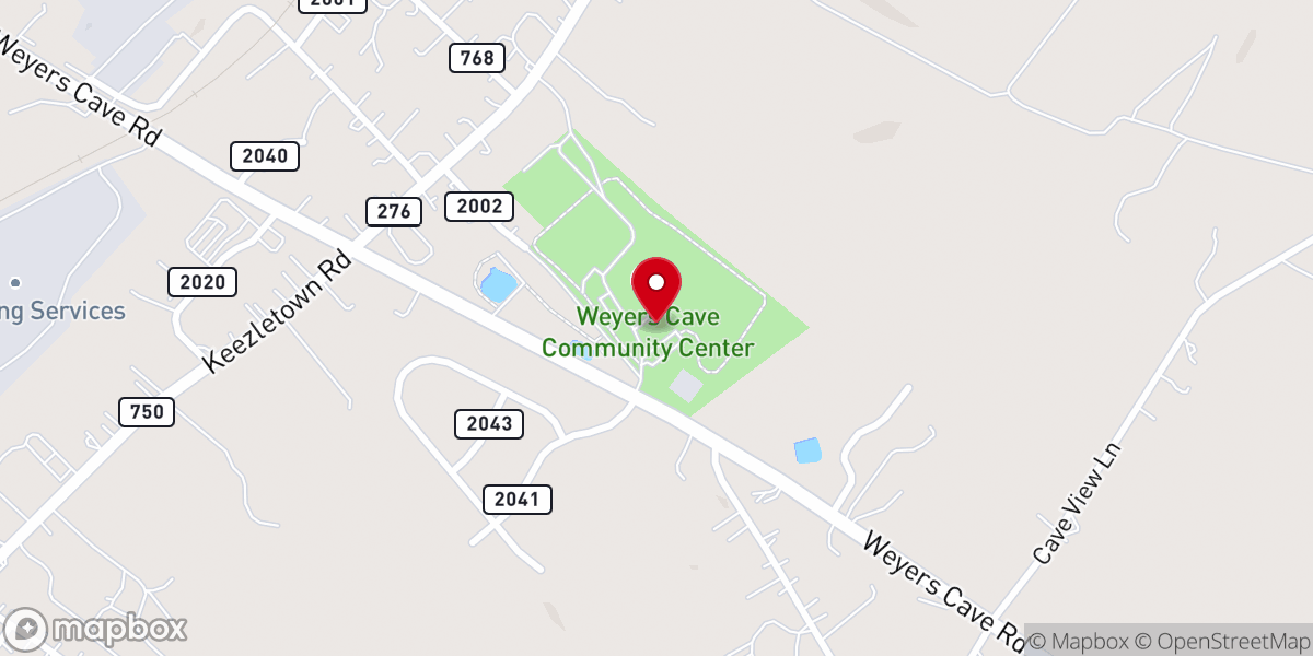 Map showing location of LIFE Christian Fellowship
