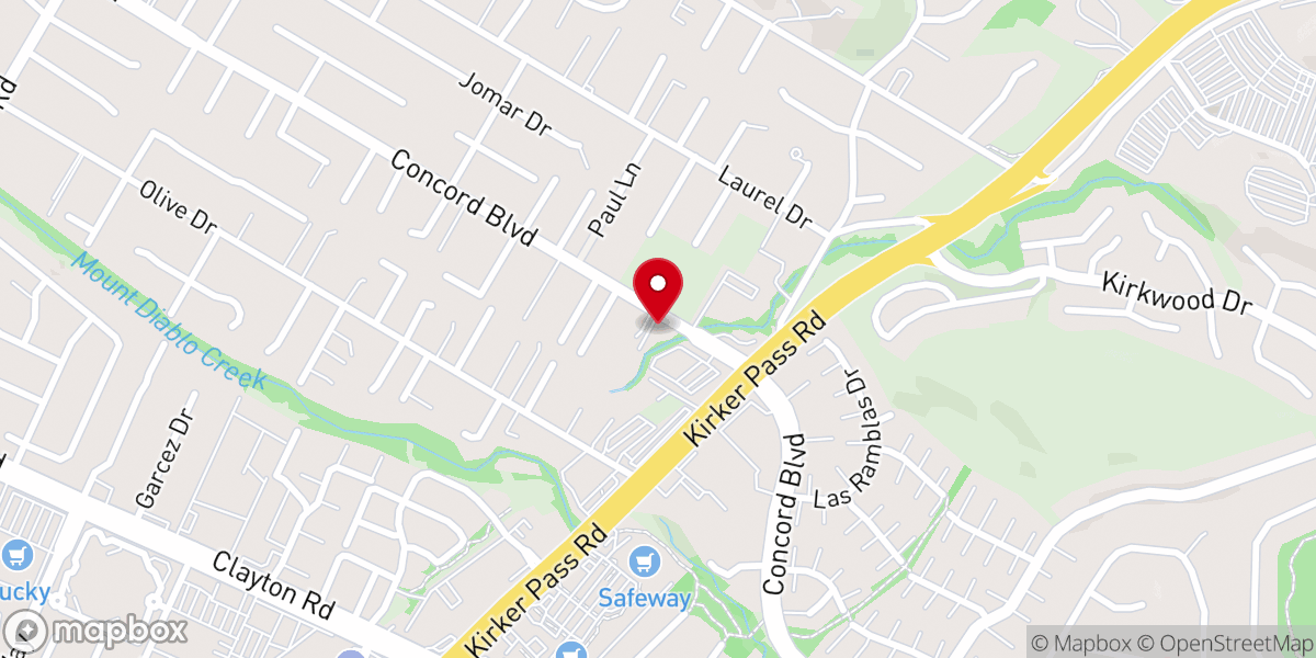 Map showing location of St Martin Anglican Church