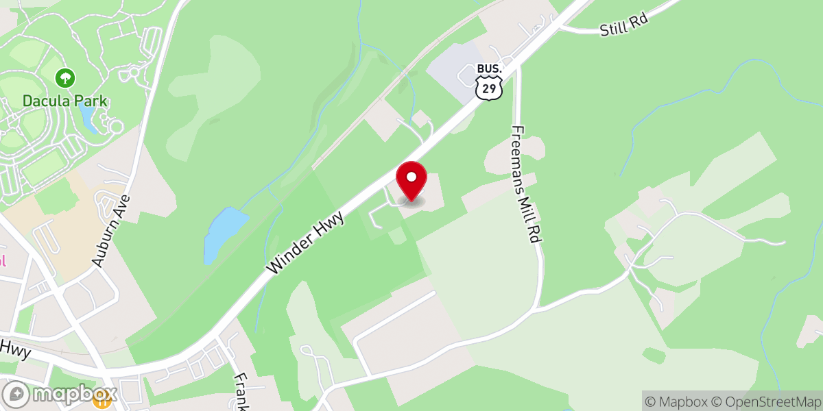 Map showing location of Saint Mary Romanian Orthodox Church