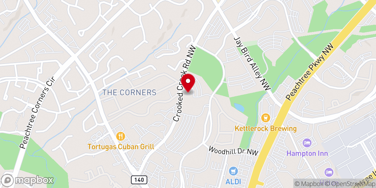 Map showing location of Mary Our Queen Catholic Church