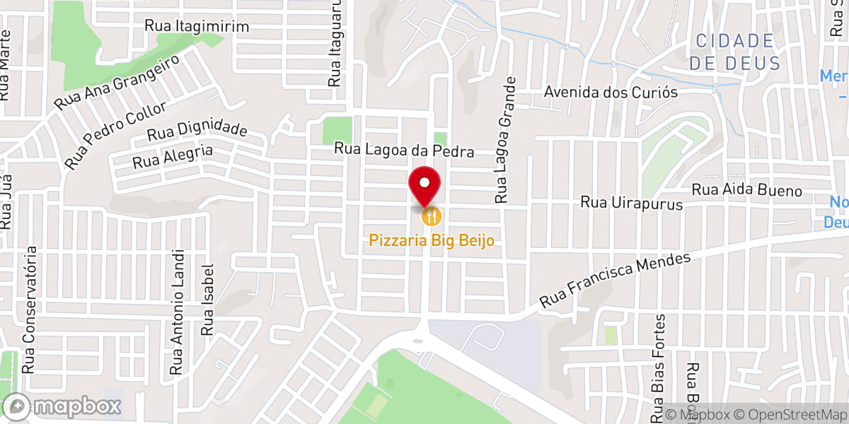 Map showing location of Igreja Batista Nacional Vida