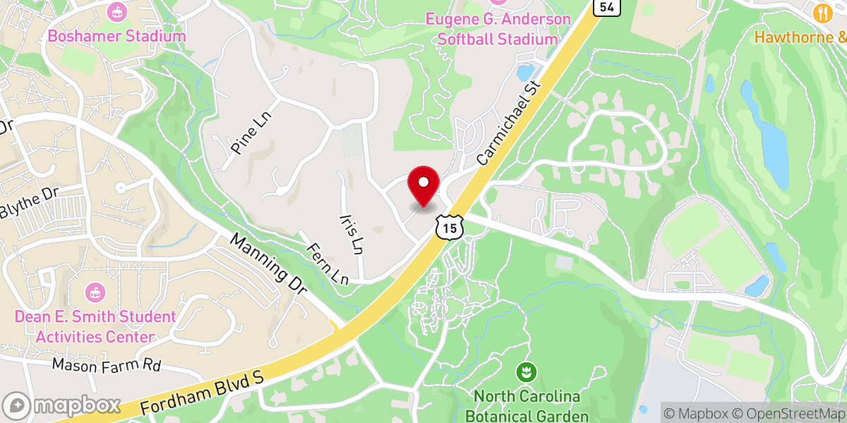Map showing location of South Campus - St. Thomas More Catholic Church