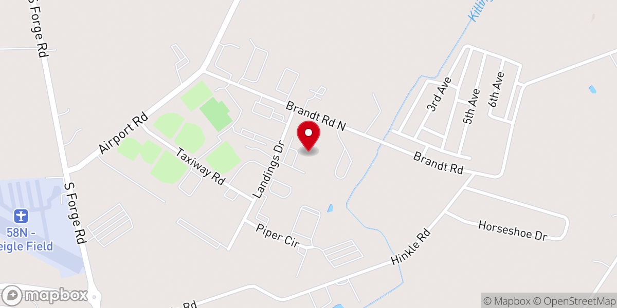 Map showing location of LEGACY Church