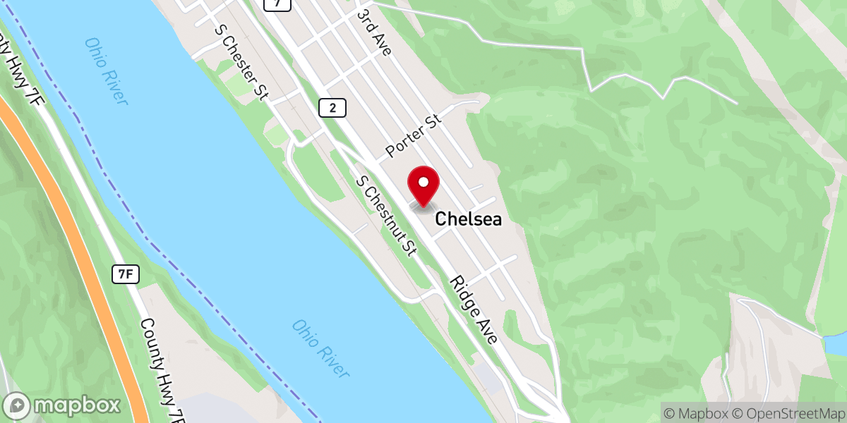 Map showing location of Immaculate Conception Catholic Church