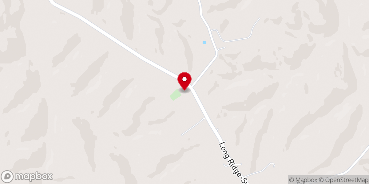 Map showing location of Pleasant Ridge Baptist Church