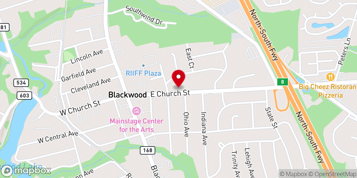 Map showing location of Disciples For Christ Church-God