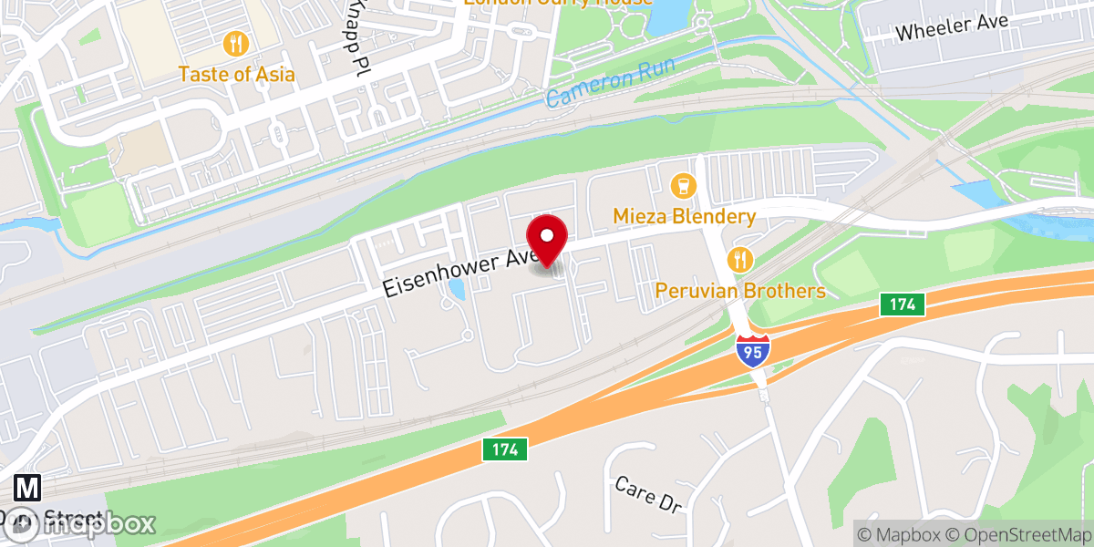 Map showing location of My Father's House Christian Church