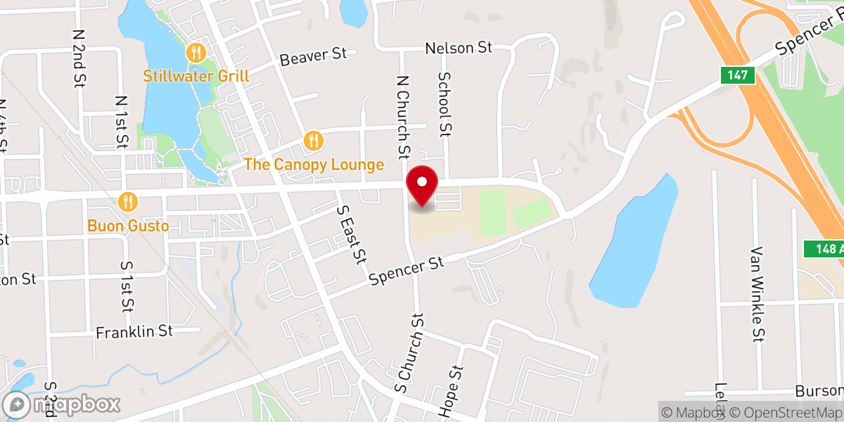 Map showing location of Brighton Senior Center
